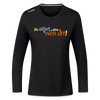 Jib allet, aba nich uff! - Frauen Sport Langarmshirt - Schwarz
