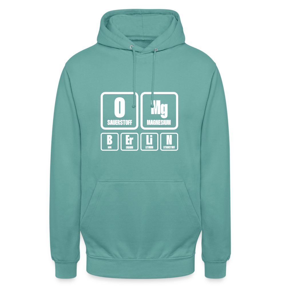 OMG Berlin - Unisex Hoodie - Pastelltürkis