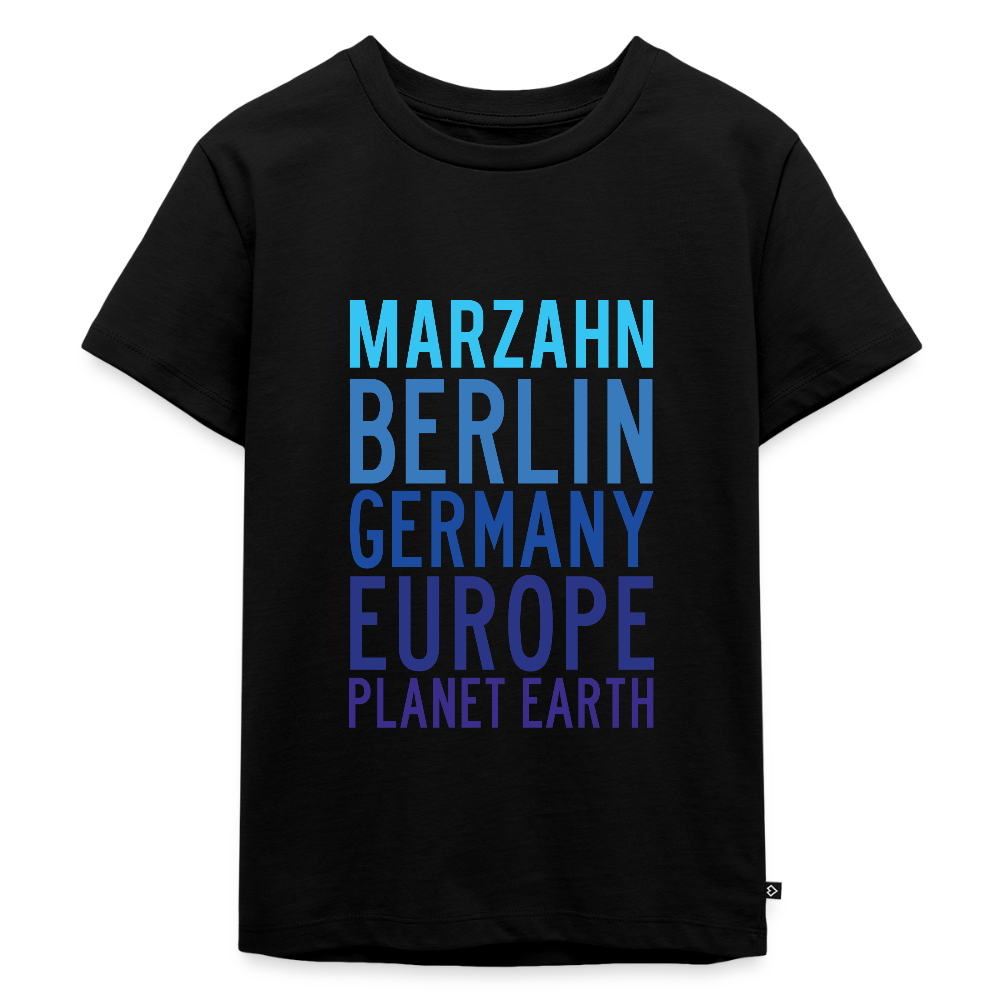 Marzahn Planet Earth - Kinder Premium T-Shirt - Schwarz