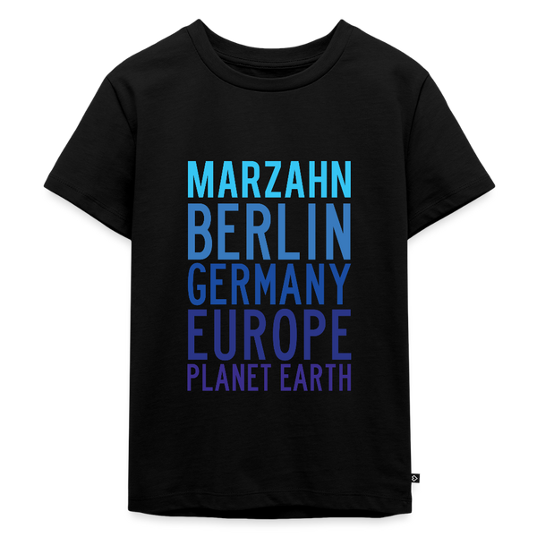 Marzahn Planet Earth - Kinder Premium T-Shirt - Schwarz