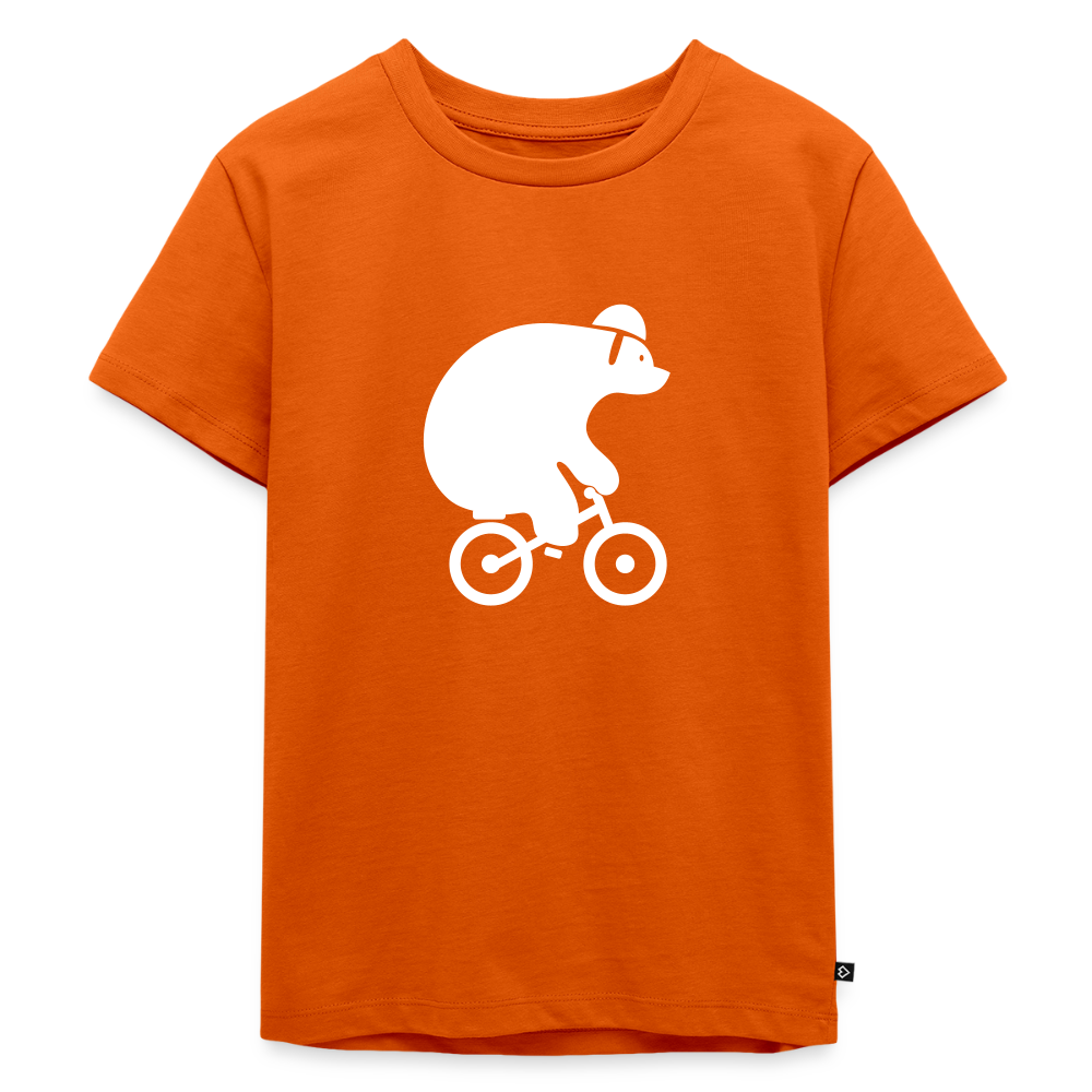 Fahrradbär - Kinder Premium T-Shirt - Orange
