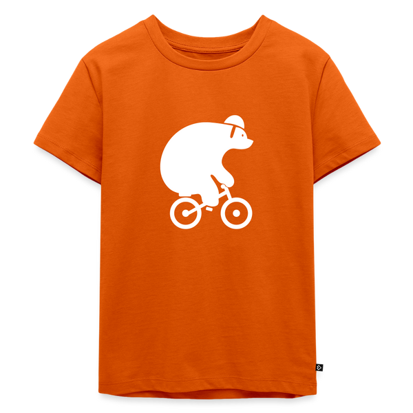 Fahrradbär - Kinder Premium T-Shirt - Orange 