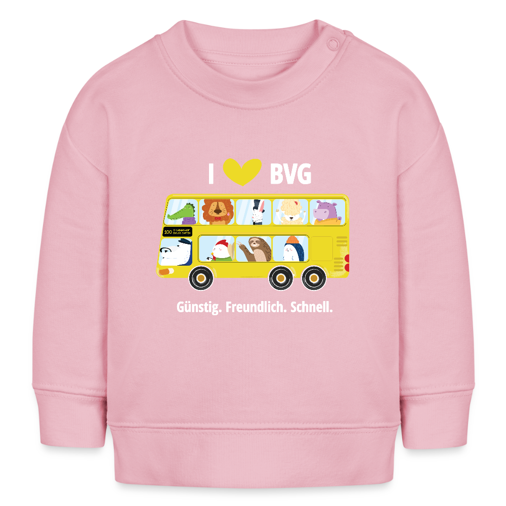 I love BVG - Baby Bio Pullover - Hellrosa