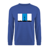 Berliner Skyline in Streifen - Unisex Pullover - Royalblau