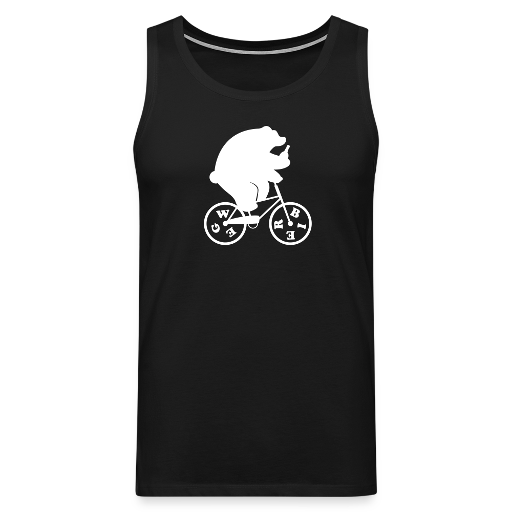 Wegbier Berlin - Männer Premium Tank Top - Schwarz