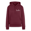 Ische - Frauen Premium Hoodie - Burgunderrot