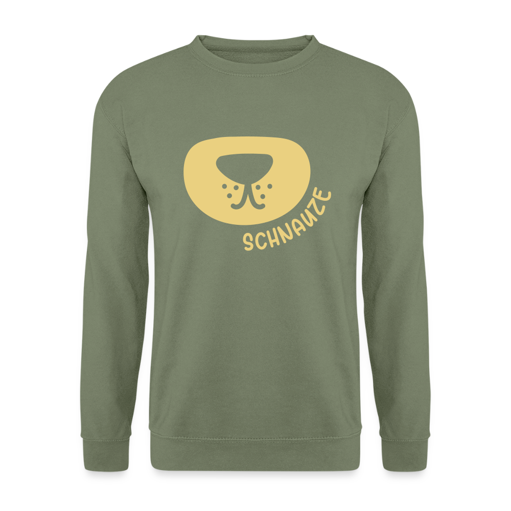 Schnauze - Unisex Pullover - Armeegrün