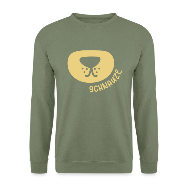 Schnauze - Unisex Pullover - Armeegrün
