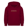 Nett kann ick och, bringtabanüscht! - Kinder Hoodie - Bordeaux