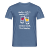Säufste - Männer Premium T-Shirt - Taubenblau
