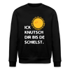 Ick knutsch dir Sonne! - Unisex Bio Sweatshirt - Schwarz