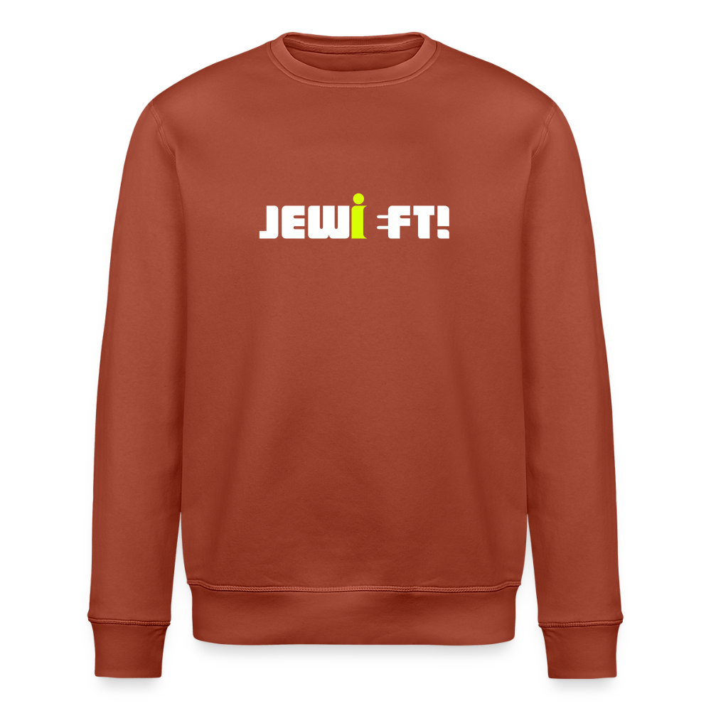 Jewieft! - Unisex Bio Sweatshirt - Terrakotta