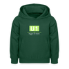 U1 - Kinder Hoodie - Flaschengrün