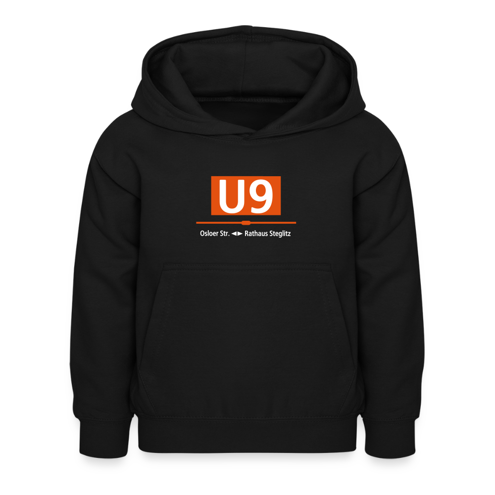 U9 - Kinder Premium Hoodie - Schwarz