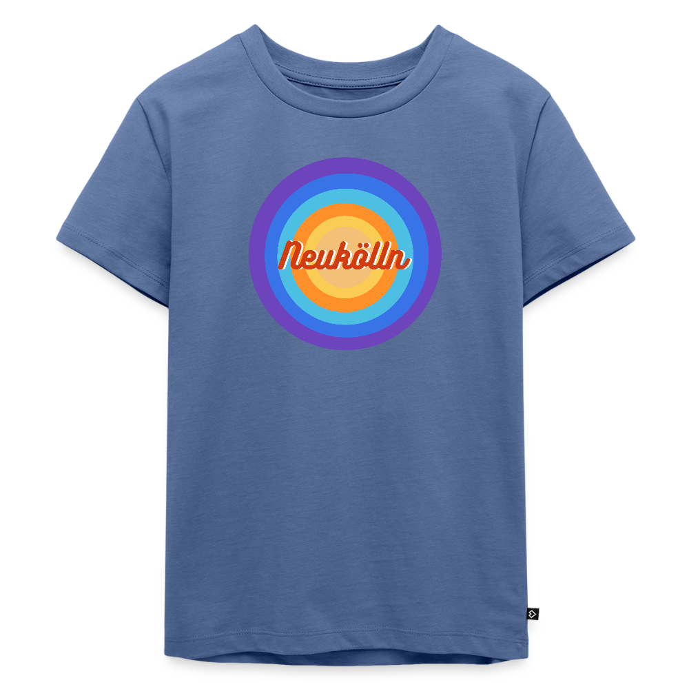 Neukölln Retro - Kinder Premium T-Shirt - Taubenblau