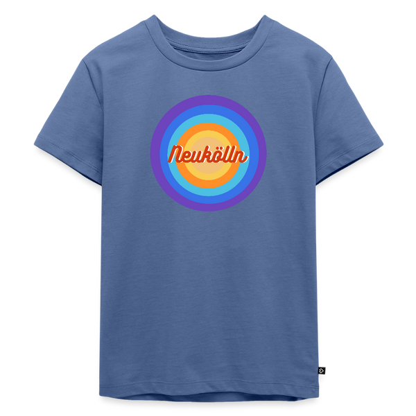 Neukölln Retro - Kinder Premium T-Shirt - Taubenblau