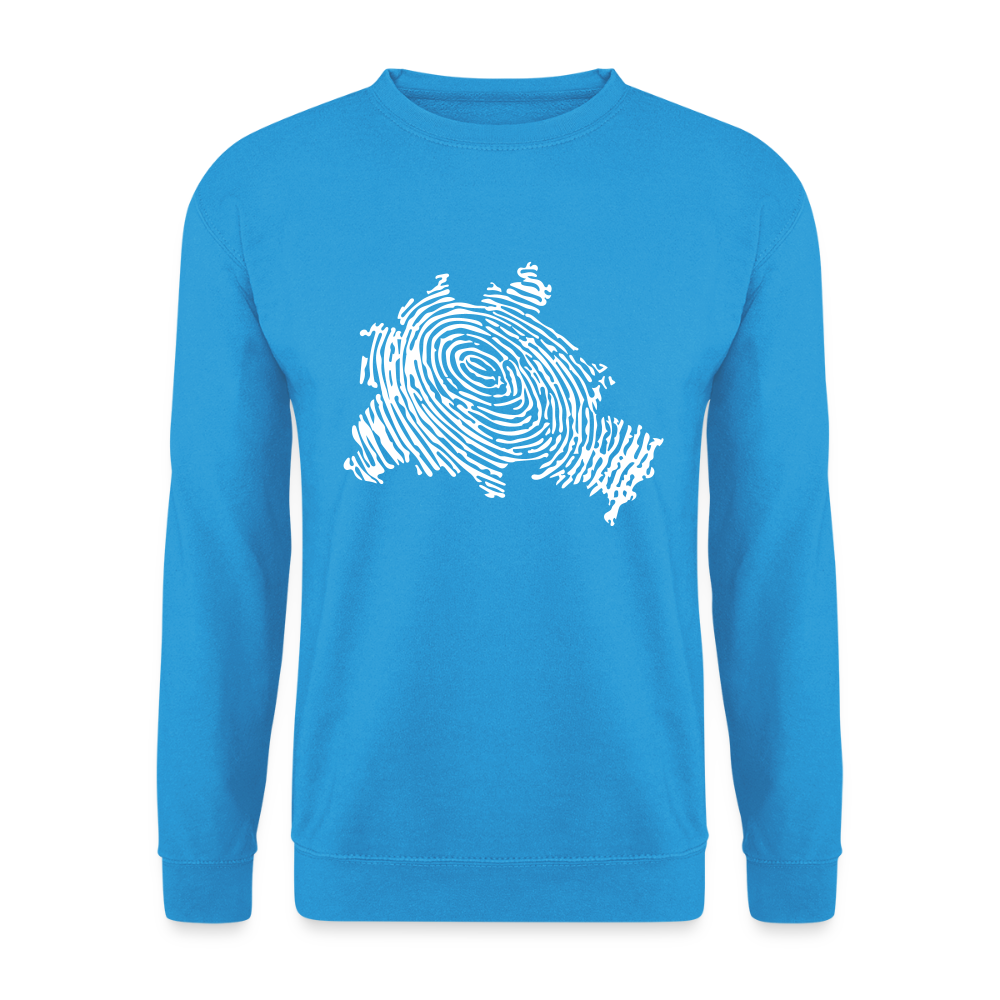 Berliner Finger - Unisex Pullover - Meeresblau