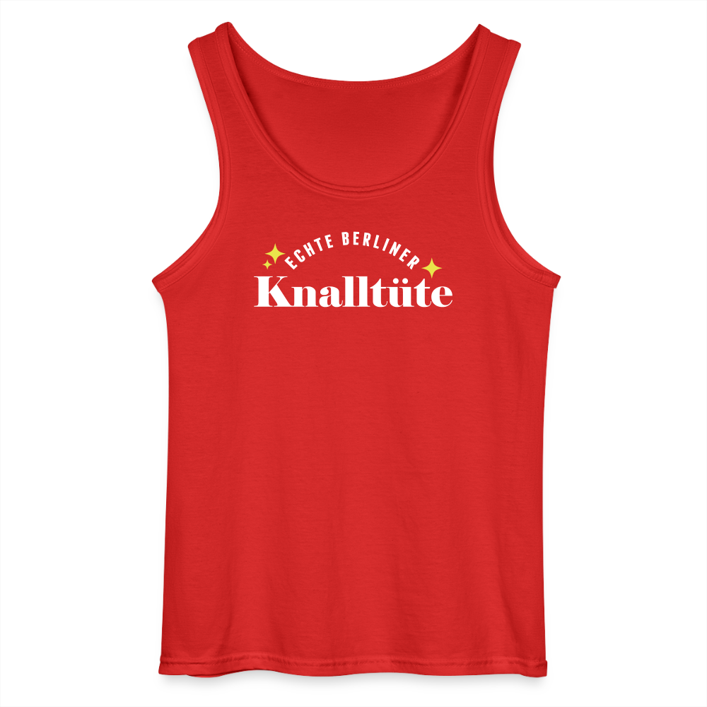 Knalltüte - Männer Tank Top - Rot