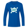Faxen Dicke! - Frauen Sport Langarmshirt - Royalblau