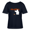 Kreuzberg Graffiti - Relaxed Rundhals Frauen Bio-T-Shirt - Navy
