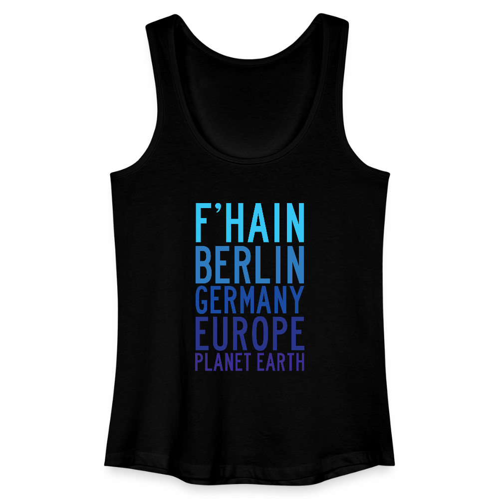 F'hain - Planet Earth - Frauen Bio Tank Top - Schwarz