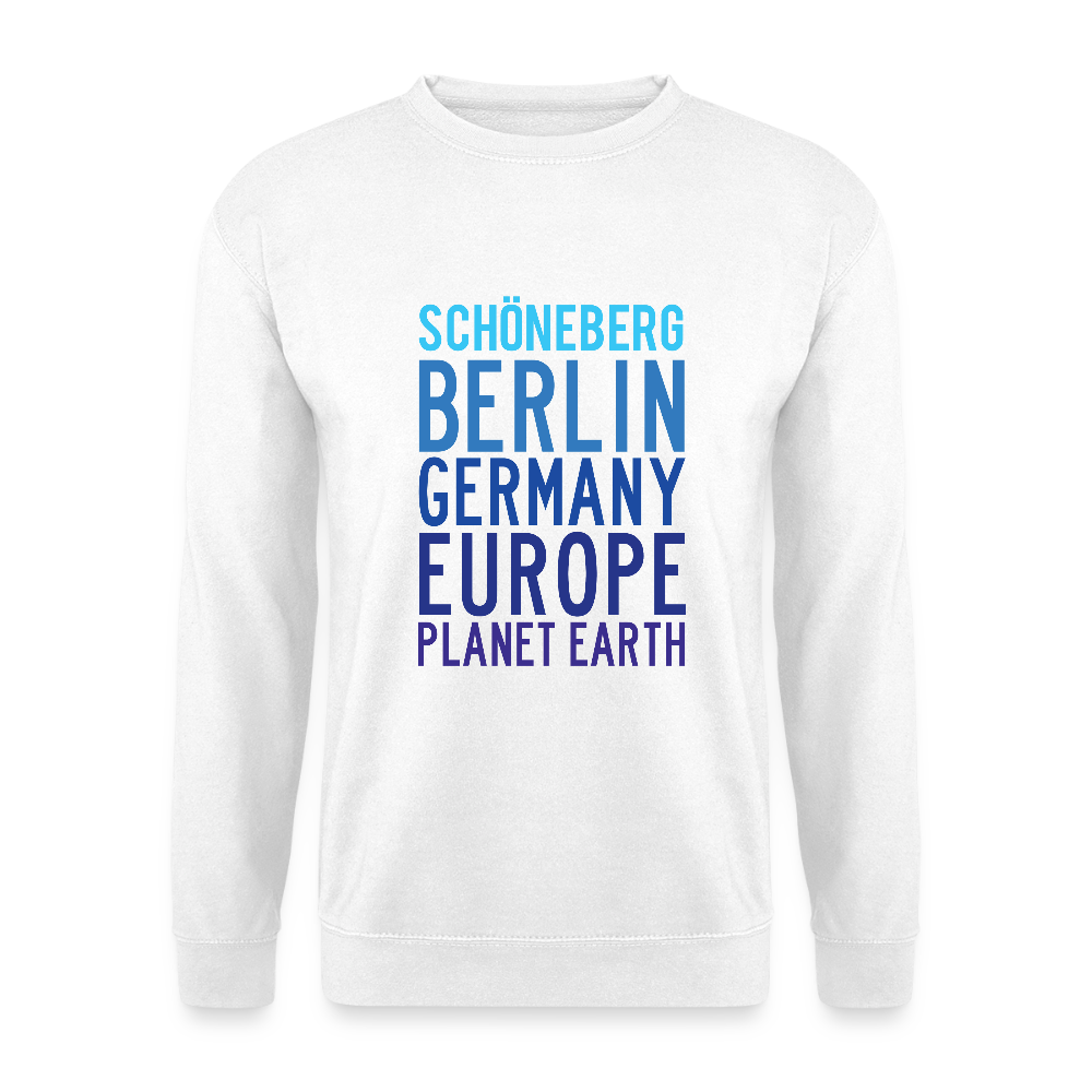 Schöneberg Planet Earth - Unisex Pullover - Weiß