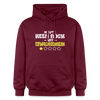 Keen Bock uff Erwachsensein - Hoodie - Maroon