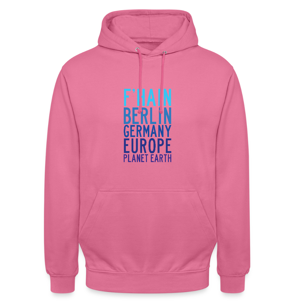 F'hain - Planet Earth - Unisex Hoodie - Pink