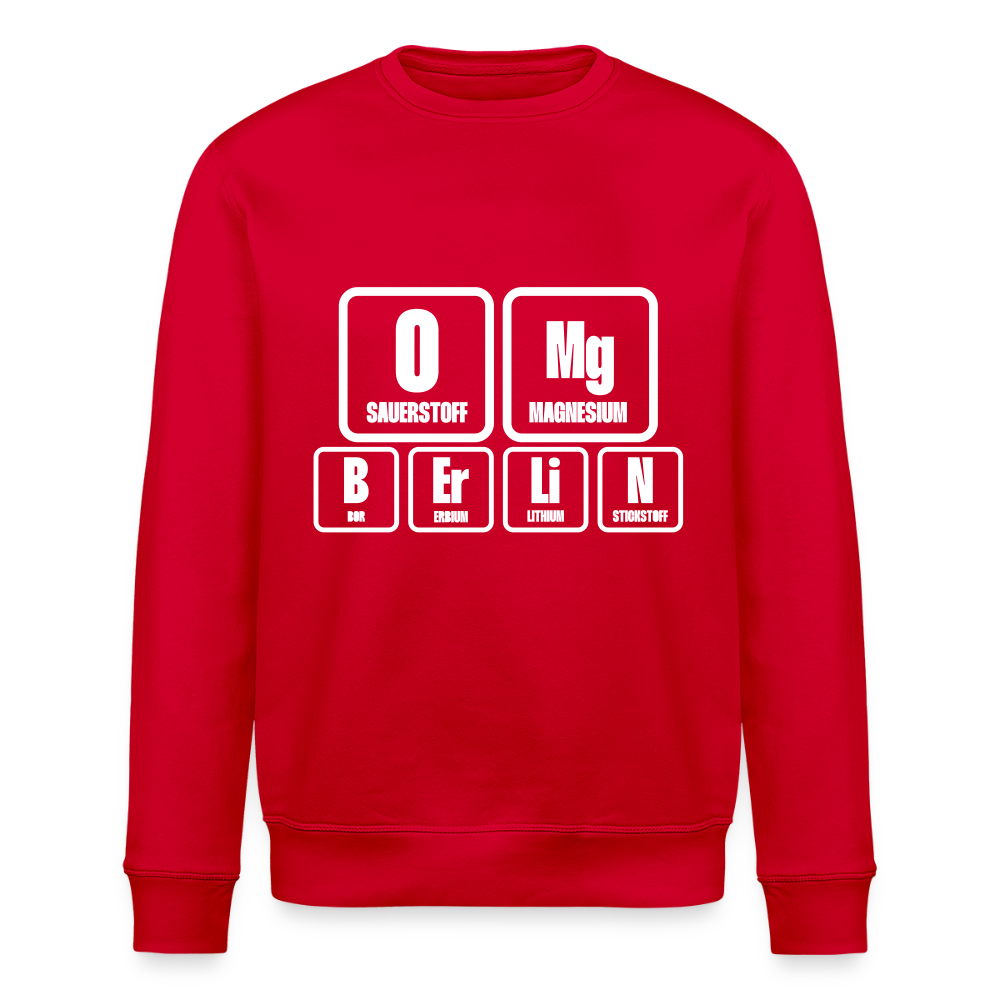 OMG Berlin - Unisex Bio Sweatshirt - Rot