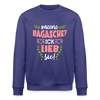 Meene Bagasche Ick Lieb Sie - Unisex Bio Sweatshirt - Dämmerung