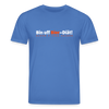 Bin uff Bier-Diät! (schon 3 Tage valorn) - Unisex Bio T-Shirt - Achtsames Blau