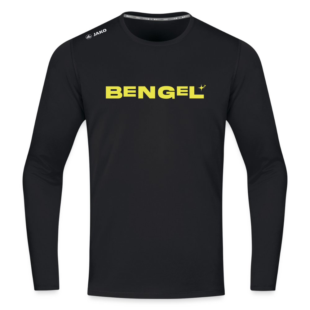 Bengel Berlin - Männer Sport Langamshirt - Schwarz