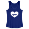 I love Berlin weiß - Frauen Bio Tank Top - Königsblau