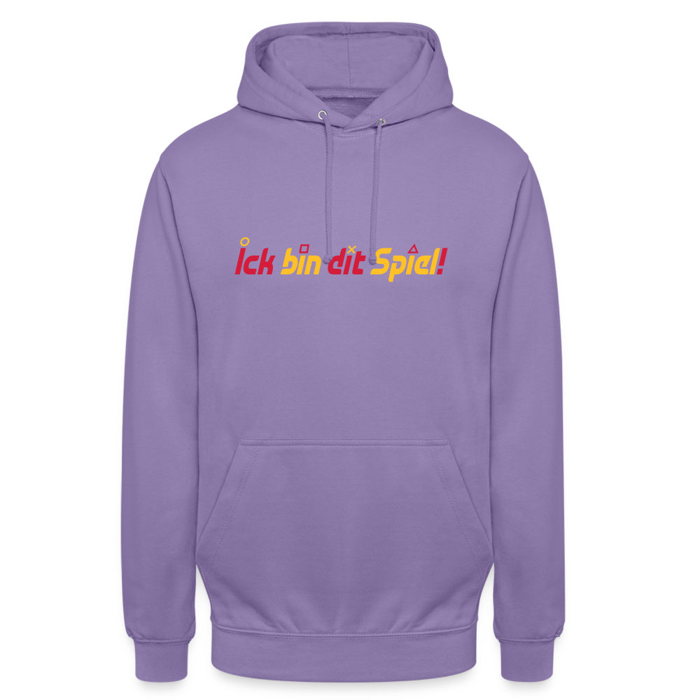 Ick bin dit Spiel! - Unisex Hoodie - Lavendel