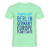 Tempelhof Planet Earth - Männer Premium T-Shirt - Mintgrün
