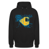 U-Bahn in Linien - Unisex Hoodie - Schwarz
