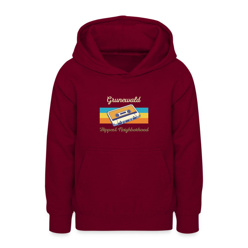 Grunewald Hippest Neighborhood - Teenager Hoodie - Bordeaux