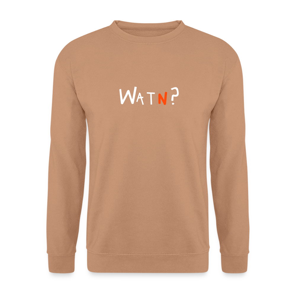 WATN? - Unisex Pullover - Mocca