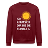 Ick knutsch dir Sonne! - Unisex Bio Sweatshirt - Burgunderrot