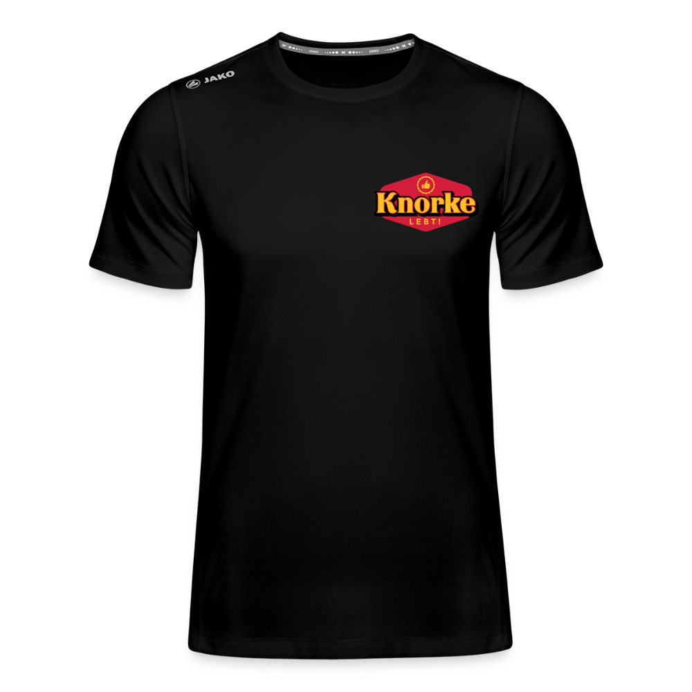 KNORKE lebt! - Männer Sport-Shirt - Schwarz