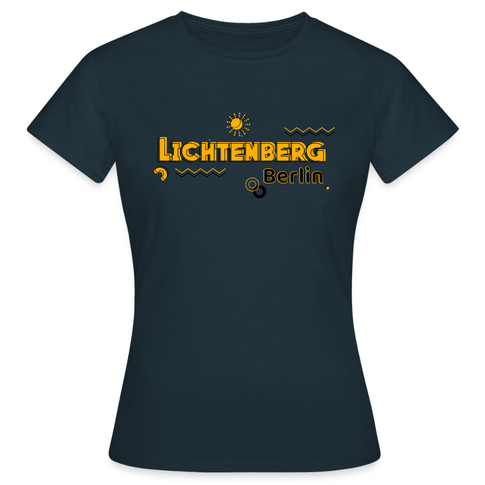 Lichtenberg - Frauen Premium T-Shirt - Navy