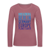 Kreuzberg - Planet Earth - Frauen Premium Langarmshirt - Malve