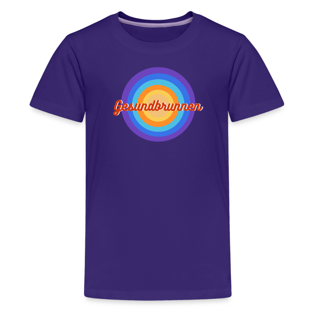 Gesundbrunnen Retro - Teenager Premium T-Shirt - Lila