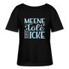 Meene Töle und Icke - Relaxed Rundhals Frauen Bio-T-Shirt - Schwarz