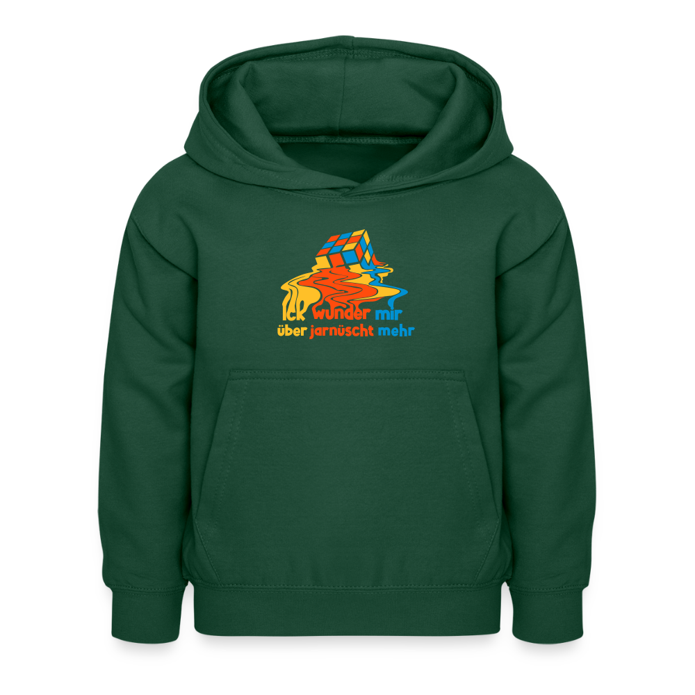 Ick Wunder Mir - Kinder Hoodie - Flaschengrün