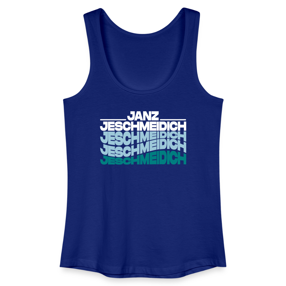 Janz Jeschmeidich - Frauen Bio Tank Top - Königsblau