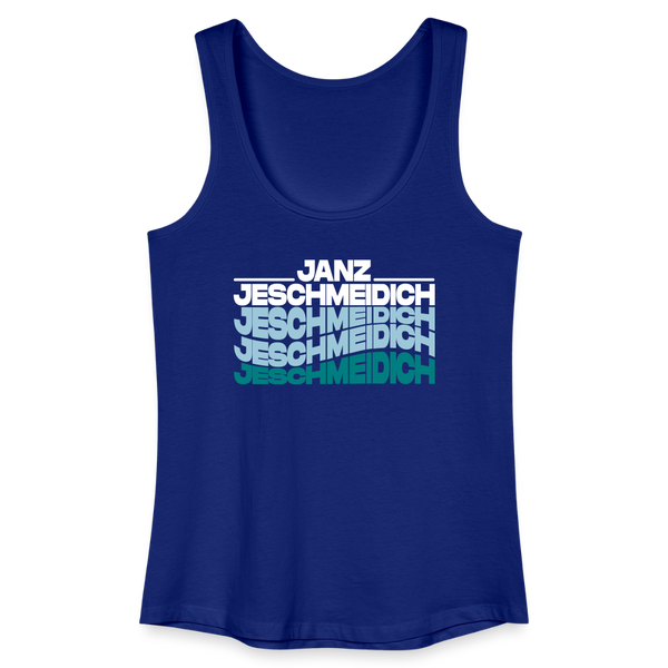 Janz Jeschmeidich - Frauen Bio Tank Top - Königsblau