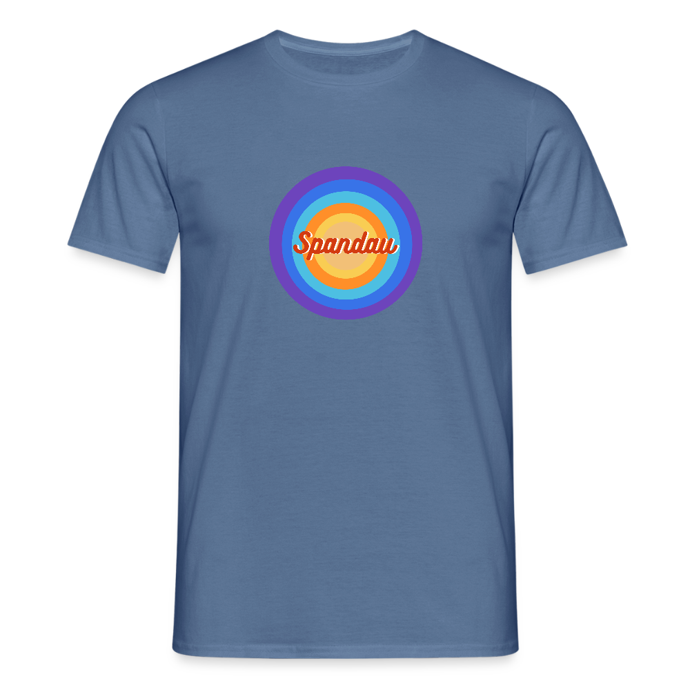 Spandau Retro - Männer Premium T-Shirt - Taubenblau