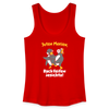 Juten Morjen, Backfeifenjesichta! - Frauen Bio Tank Top - Rot