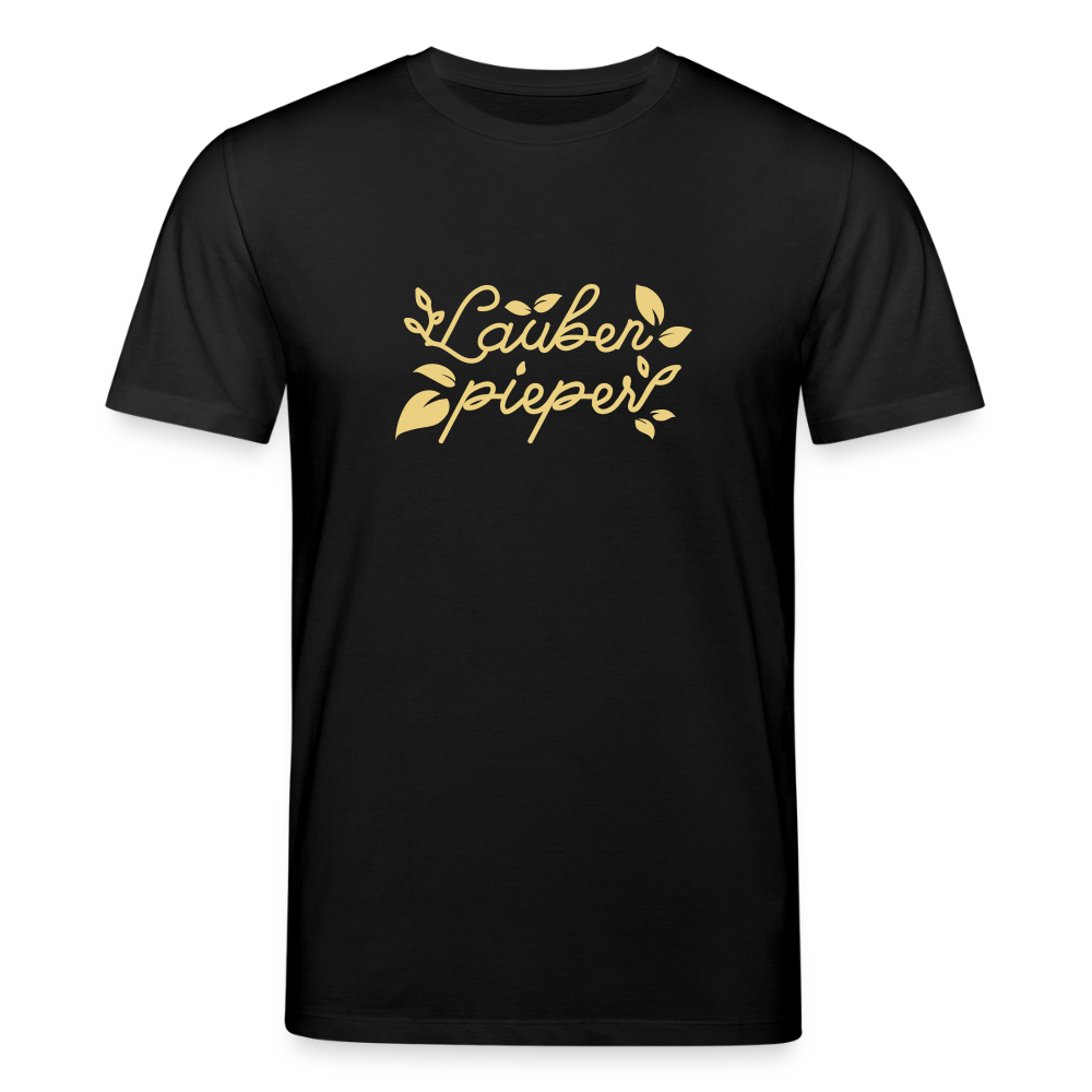 Lauben pieper - Unisex Bio T-Shirt - Schwarz
